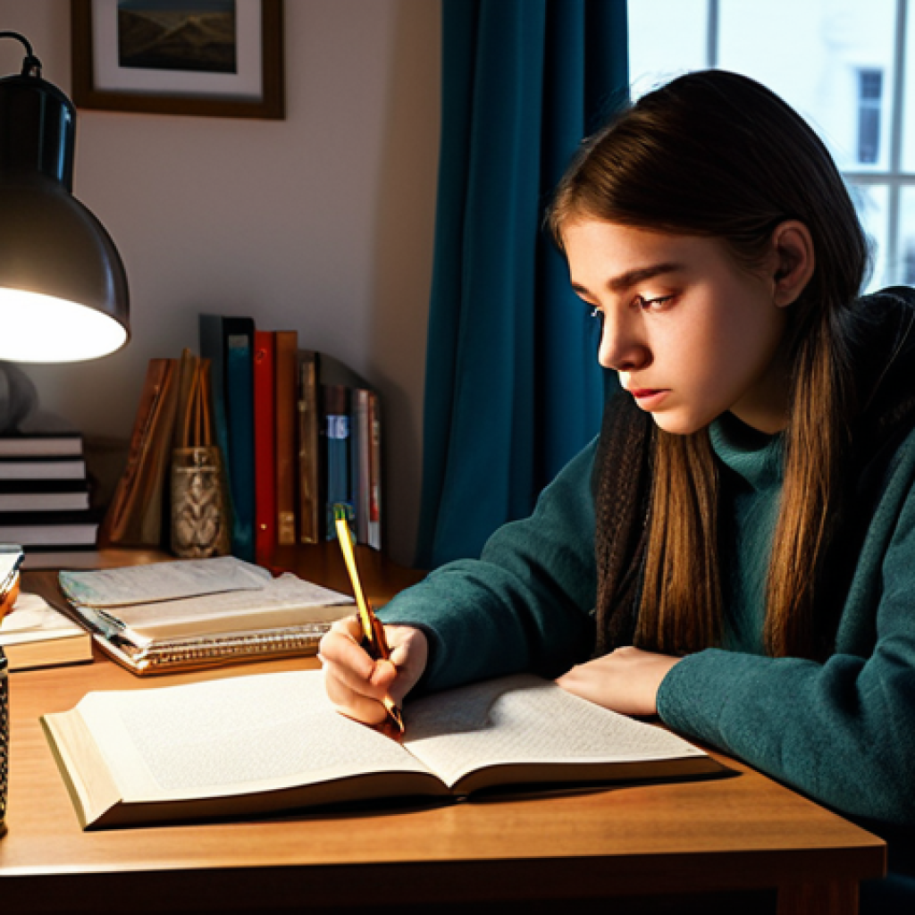 미술교육사 자격증 시험 후기 - Preparing for the Exam**

"A young woman, diligently studying art history textbooks and notes at a c...