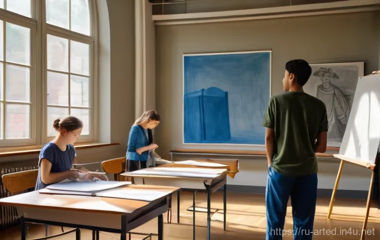 미술교육사와 예술강사의 차이 - Prompt 1: The Art Teacher's Classroom - Foundations of Skill**