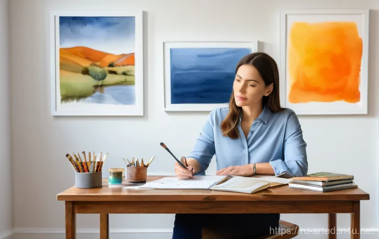 미술교육사 자격증 단기 합격 노하우 - **Prompt:** A vibrant, brightly lit art studio filled with creative energy. An enthusiastic female a... 미술교육사 자격증 단기 합격 노하우 - **Prompt:** A vibrant, brightly lit art studio filled with creative energy. An enthusiastic female a...