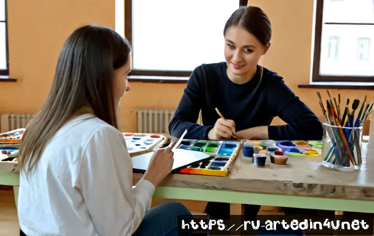 미술교육사 관련 스타트업 사례 - Photorealistic modern art education startup workshop in Moscow, friendly Russian art instructor guid...